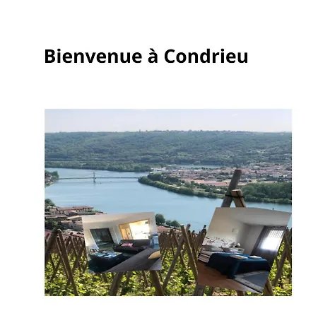 Condrieu 1er étage climatisé appartement entier 90m2 Extérieur photo